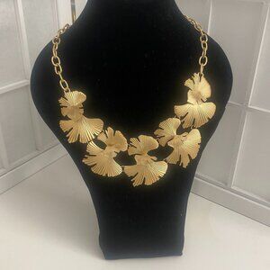 Ginkgo Leaves soft gold Necklace Dillard's Jewelry
